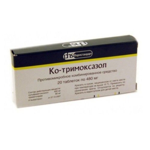 Ко-тримоксазол таб. 480мг №20