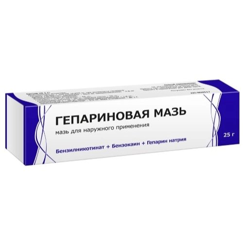 Гепариновая мазь для нар. прим. туба 25г