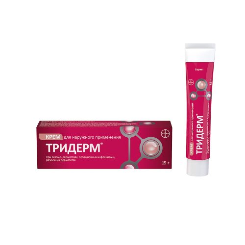 Тридерм крем 15г