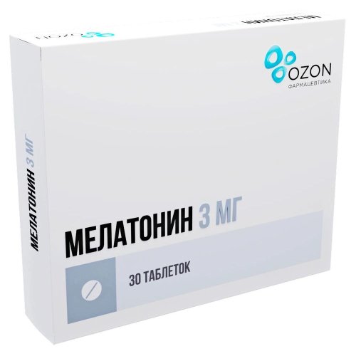Мелатонин таб. п/о плен. 3мг №30