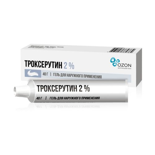 Троксерутин гель д/наруж.прим. 2% 40г