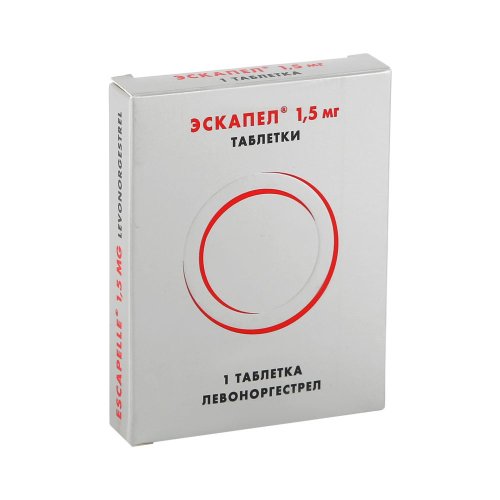 Эскапел таб. 1,5мг №1