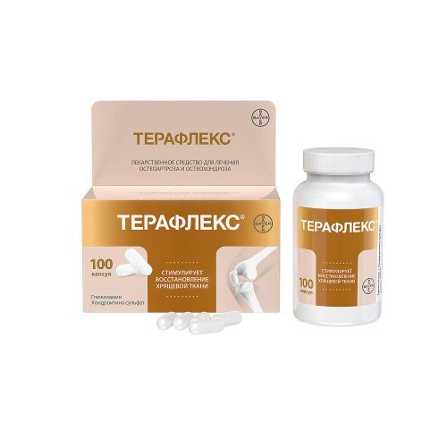 Терафлекс капс. 500мг+400мг №100