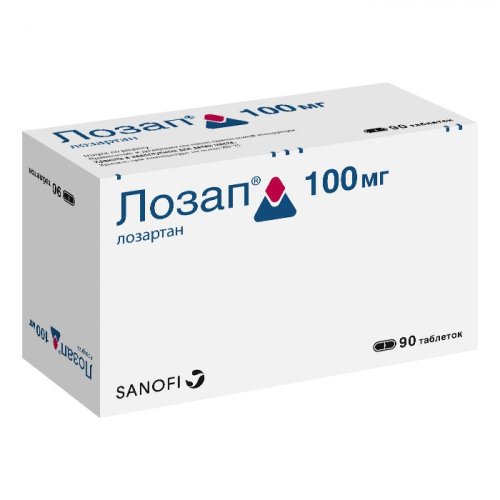 Лозап таб.п/о 100мг №90
