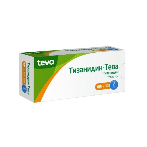 Тизанидин-Тева таб. 2мг №30