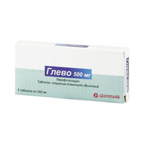 Глево таб.п/о 500мг №5