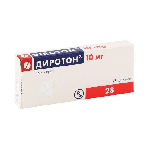 Диротон таб. 10мг №28