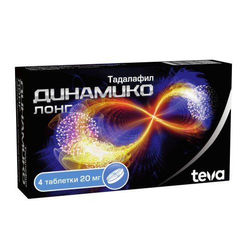 Динамико Лонг таб.п/о плен. 20мг №4
