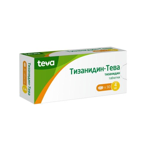 Тизанидин-Тева таб. 4мг №30