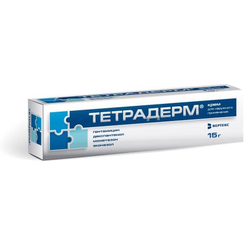 Тетрадерм крем для наруж.прим. 15г