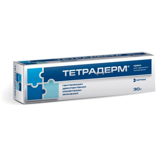 Тетрадерм крем д/наруж.прим. 30г №1