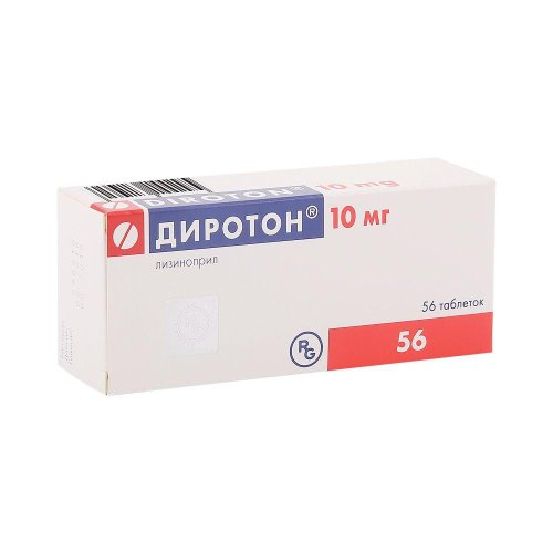 Диротон таб. 10мг №56
