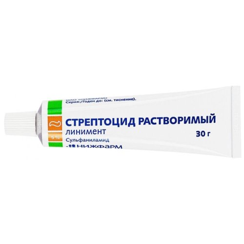 Стрептоцид линимент 5% 30г