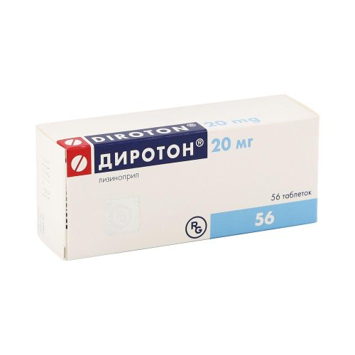 Диротон таб. 20мг №56