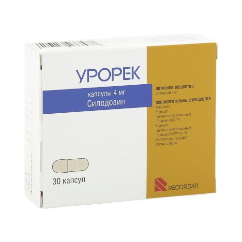 Урорек капс. 4мг №30