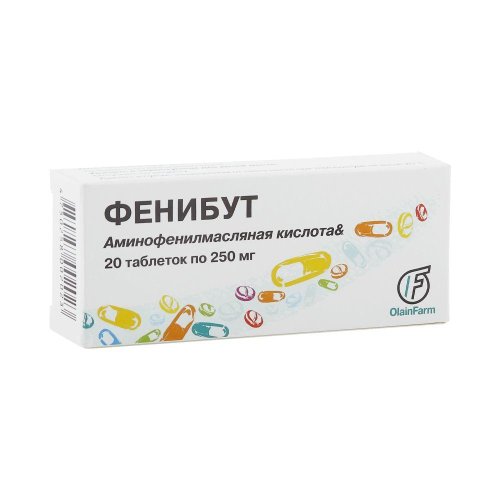 Фенибут таб. 250мг №20