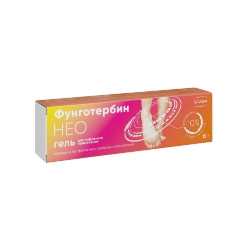 Фунготербин НЕО гель д/мест.прим. 15г