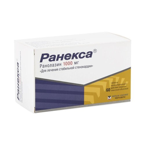 Ранекса таб.п/о плен.пролонг. 1000мг №60