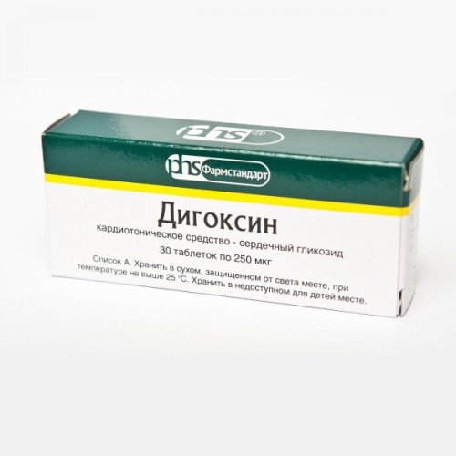 Дигоксин таб. 0,25мг №30