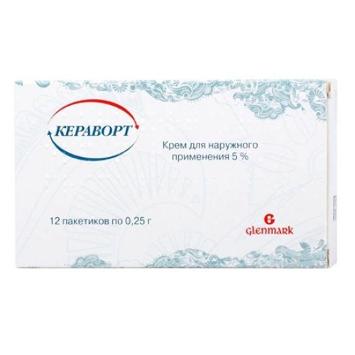 Кераворт крем для наруж.прим. 5% 0,25г №12