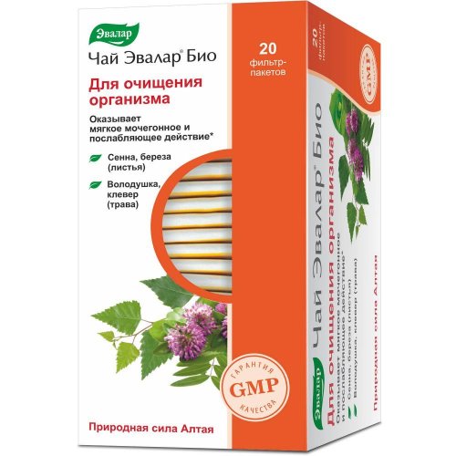 Эвалар Био для очищения организма чай ф/п 1,5г №20