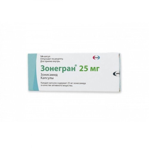 Зонегран капс. 25мг №14