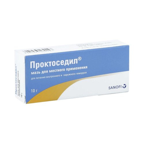 Проктоседил мазь 10г