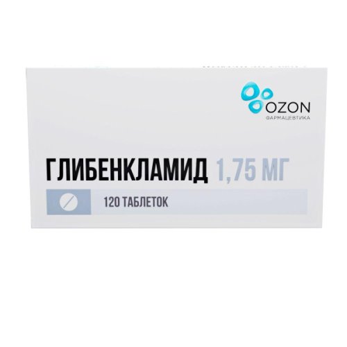 Глибенкламид таб. 1,75мг №120