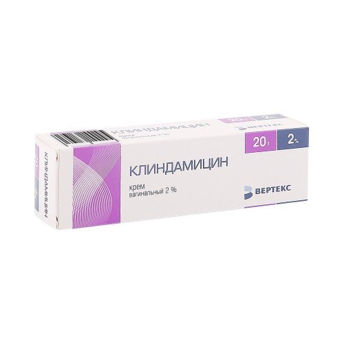 Клиндамицин-Вертекс крем ваг. 2% 20г