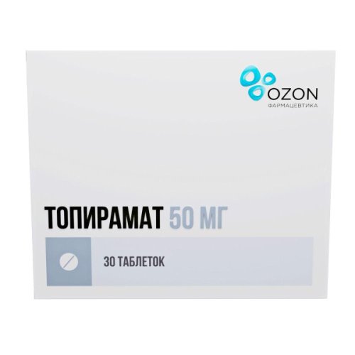 Топирамат таб.п/о плен. 50мг №30