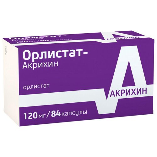 Орлистат-Акрихин капс. 120мг №84