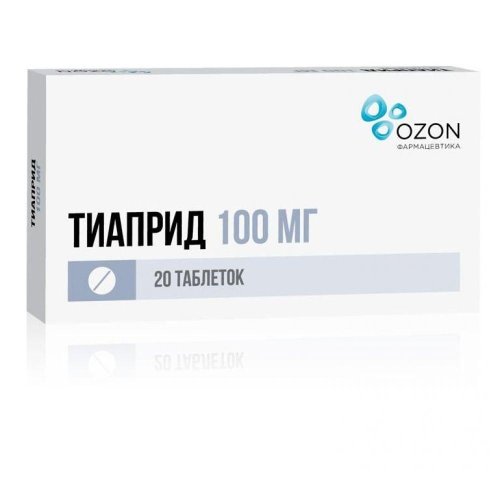 Тиаприд таб. 100мг №20