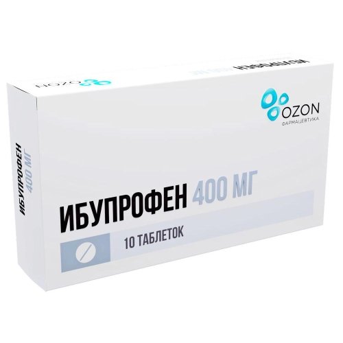 Ибупрофен таб.п/о плен. 400мг №10