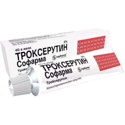 Троксерутин гель д/наруж.прим. 2% 40г