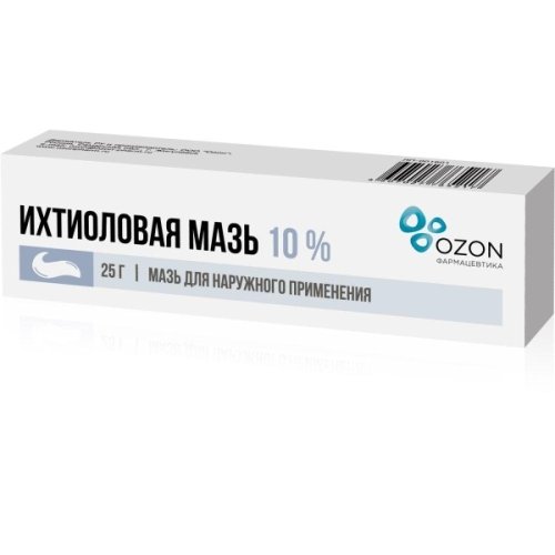 Ихтиоловая мазь 10% 25г