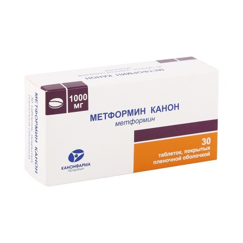 Метформин-Канон таб.п/о плен. 1000мг №30