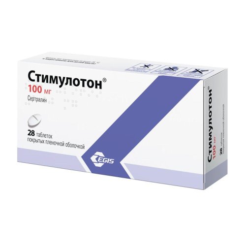 Стимулотон таб.п/о 100мг №28