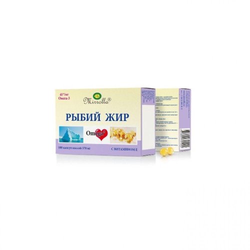 Рыбий жир Мирролла вит.Е №100 капс