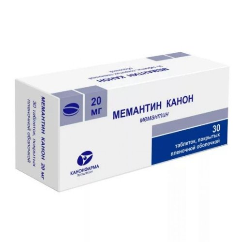 Мемантин Канон таб.п/о плен. 20мг №30