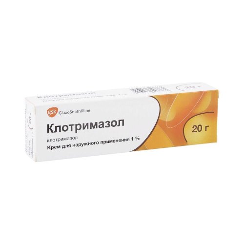 Клотримазол крем 1% 20г