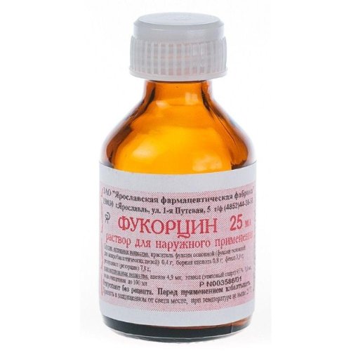 Фукорцин р-р д/наруж.прим. 25мл
