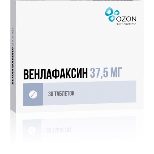 Венлафаксин таб. 37,5мг №30