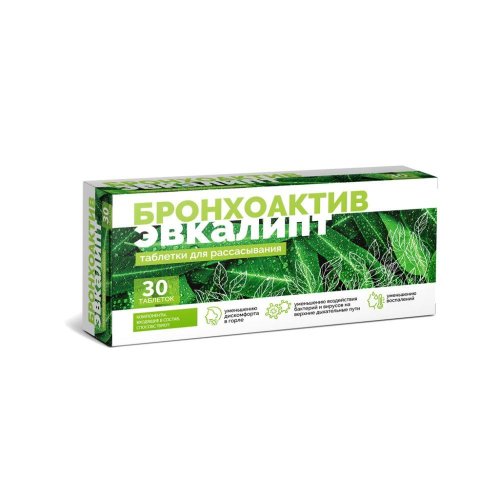 эвкалипт бронхоактив n30 табл д/расс массой 950мг
