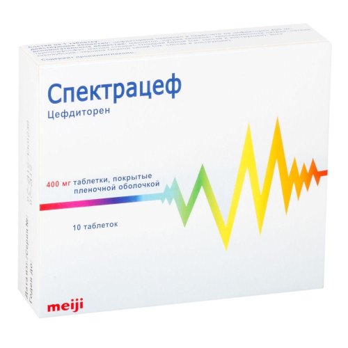 Спектрацеф таб.п/о 400мг №10