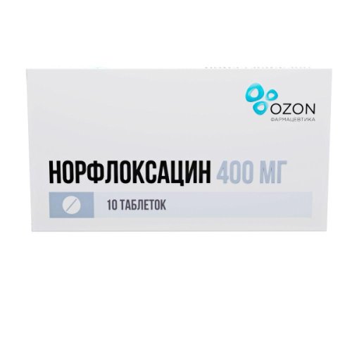 Норфлоксацин таб. п/о плен. 400мг №10