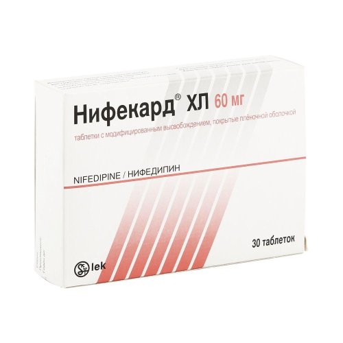 Нифекард XL таб.п/о 60мг №30
