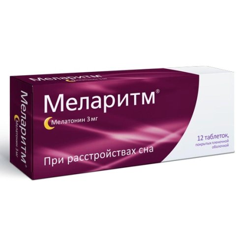 Меларитм таб.п/о 3мг №12