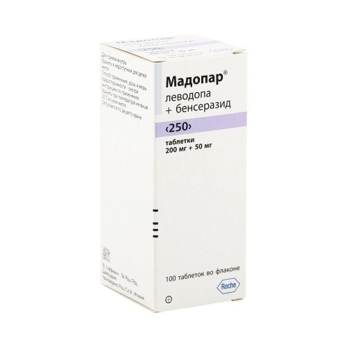 Мадопар таб. 250мг №100