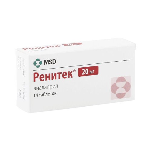 Ренитек таб. 20мг №14